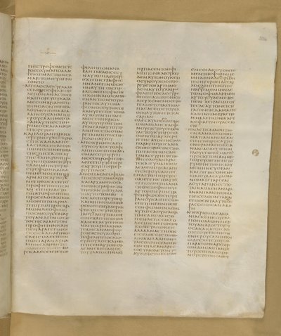 Codex Sinaiticus, Ekle. MS 43725, f.304r, c.325-375 (parşömen üzerine mürekkep) by Greek School