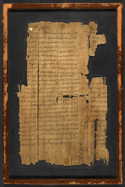 Papirüs Env. No. 1532, 'İbranilere Mektup' (papirüs) by Greek School