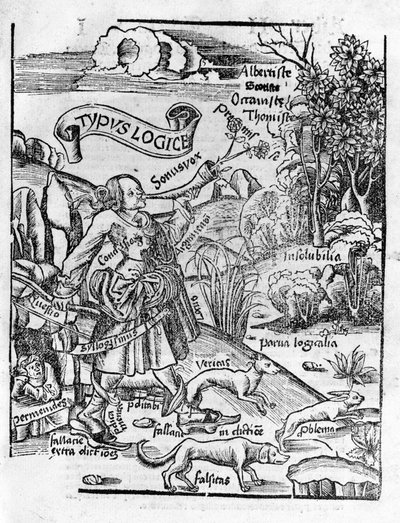 Liberal Sanatlar: Mantık - Gregor Reisch (1467-1525) tarafından "Margarita Philosophica" da. Balya by Gregor Reisch