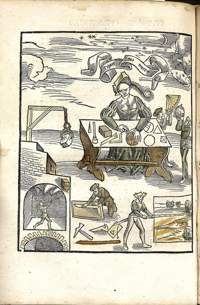 margarita felsefi geometri, 1504 by Gregor Reisch