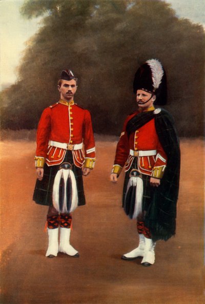 'Gordon Highlanders Özel ve Onbaşı', 1900. by Gregory and Co