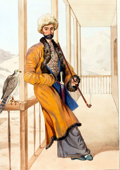Kafkas geleneksel kıyafeti Gagarin, Grigori Grigorievich (1810-1893) by Grigori Grigorevich Gagarin