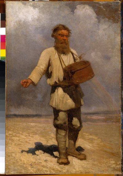 Yedi. Painture de Grigori (Grigory, Grigory) Grigoryevich Myasoedov (Myasoedov, Myasoedov) (1834-1911), huile sur toile by Grigori Grigoryevich Myasoedov