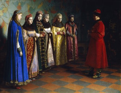 Çar Alexei Mihayloviç Gelin Seçimi, 1882 by Grigori Semenovich Sedov