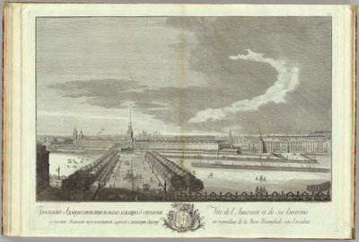 Amirallik manzaralı Nevsky Prospekt, St. Petersburg