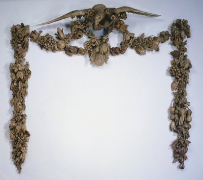 Mantolama Dekorasyonu, c. 1675-1677. by Grinling Gibbons