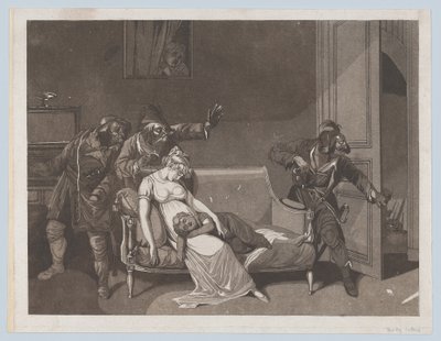 Hırsızların İlk Sahnesi, ca. 1805. by Gror