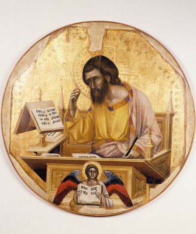 Aziz Matta, Guariento di Arpo tarafından (aktif 1338 - 1367 veya 1370 öldü), ahşap üzerine boyama. by Guariento di Arpo