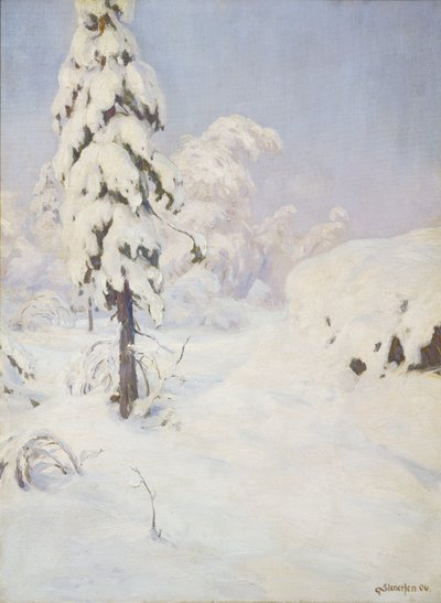Ormanda Kış by Gudmund Stenersen