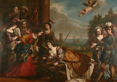 dido'nun ölümü by Guercino (1591 1666) (after)