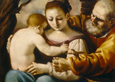 kutsal Aile by Guercino