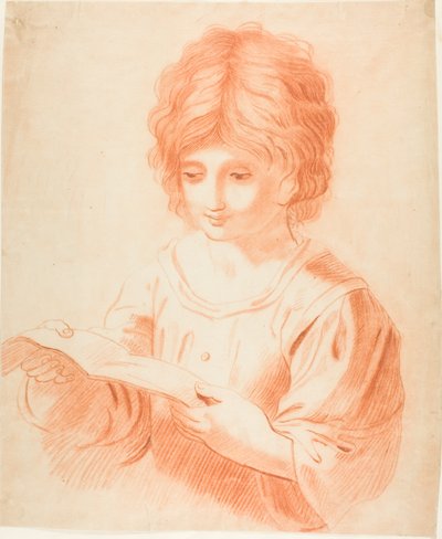 çocuk okuma by Guercino