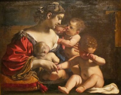Hristiyan Yardımseverliği by Guercino
