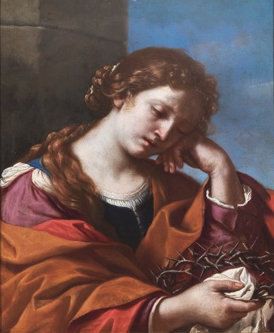 Dikenli Taçlı Mecdelli Meryem, 1632. by Guercino