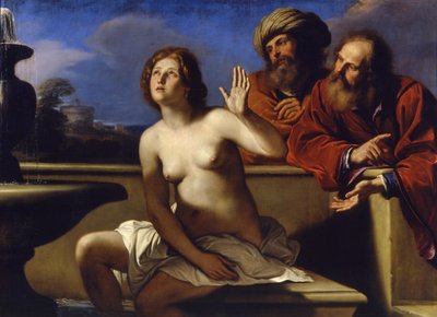 Susannah ve Yaşlılar, 1649-1650 by Guercino