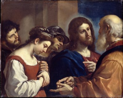Zina Yapan Kadın by Guercino