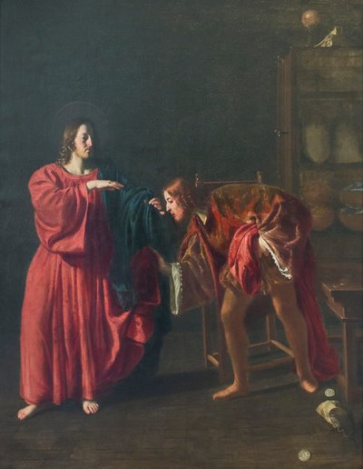 aziz Matta'nın çağrılması by Guido Cagnacci