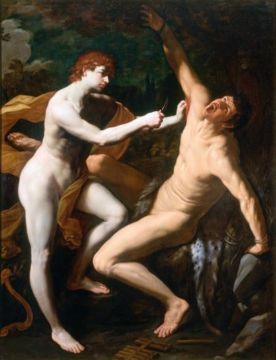 Apollo ve Marsyas, yaklaşık 1625. by Guido Reni