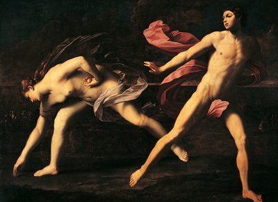 Atalanta ve Hippomenes, Guido Reni (1575-1642), tuval üzerine yağlı boya by Guido Reni