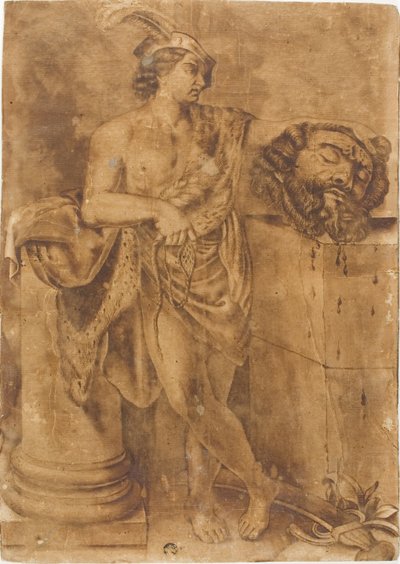 Goliath Başkanı ile David by Guido Reni