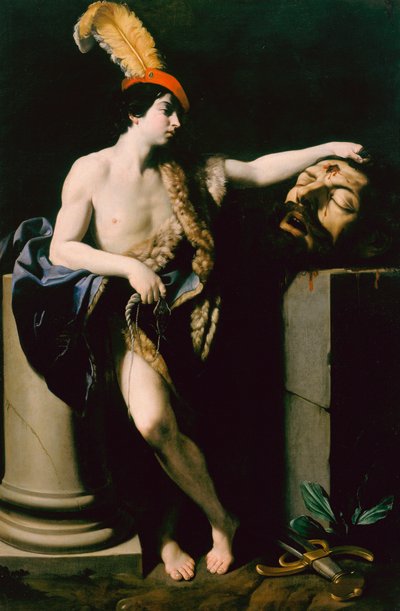 Goliath Başkanı ile David by Guido Reni