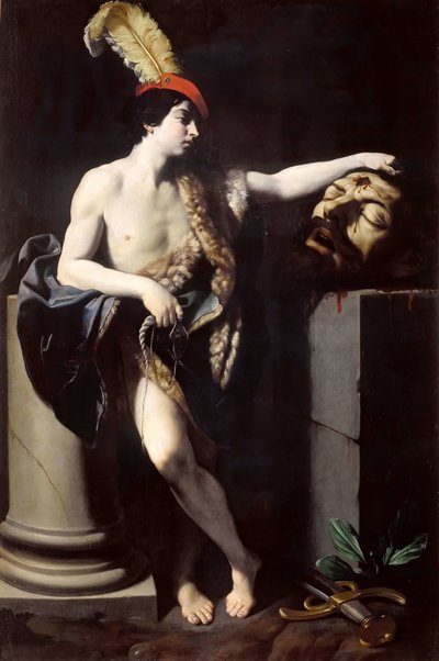 Goliath Başkanı ile David, 1605-1606. by Guido Reni