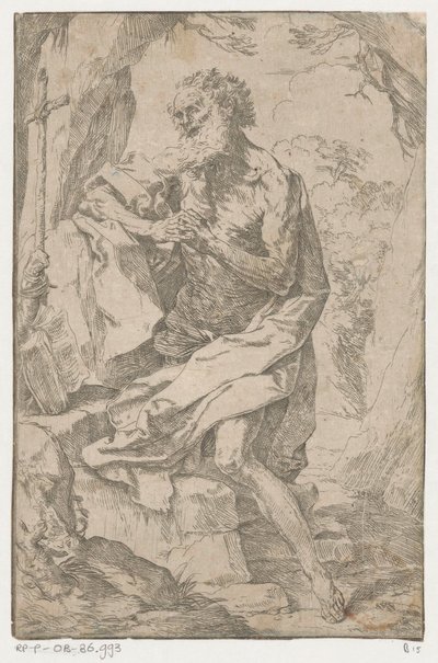 Vahşi Doğada Aziz Jerome by Guido Reni