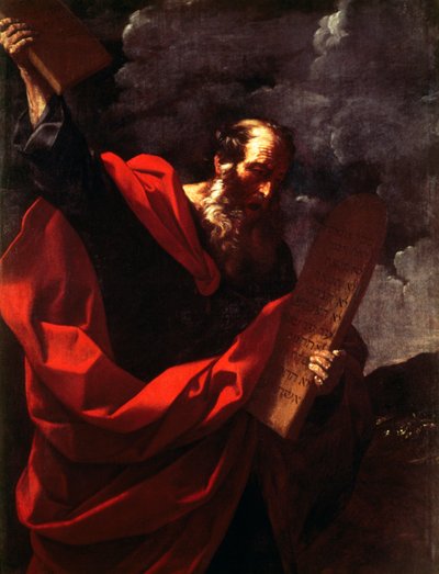 Yasa Tabletleri ile Musa by Guido Reni
