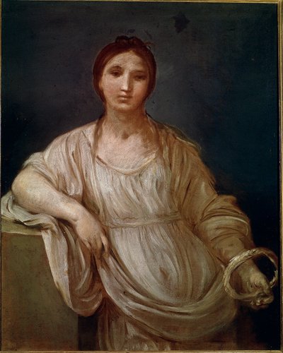 Taçlı genç kızın portresi (resim by Guido Reni