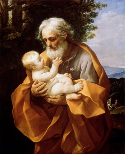 Bebek İsa ile Aziz Joseph, 1620
