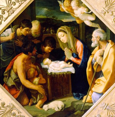 Mesih Çocuğunun Hayranlığı, c1640 by Guido Reni