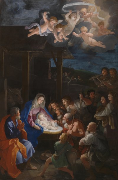 Çobanların Tapınması, c. 1640. by Guido Reni