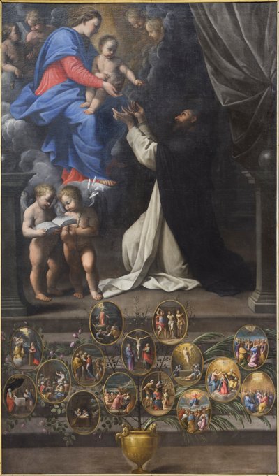 Tespih Kraliçesi by Guido Reni