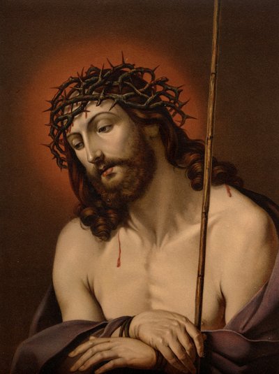 acı çeken kurtarıcı by Guido after Reni