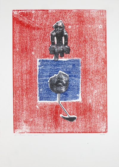 Görünmez Oda nº3, 2019 (gravür ve serigrafi) by Guilherme Pontes
