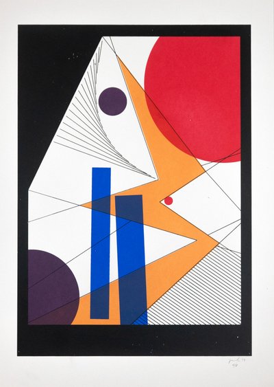 Hareket Nº6, 2019 (serigrafi) by Guilherme Pontes