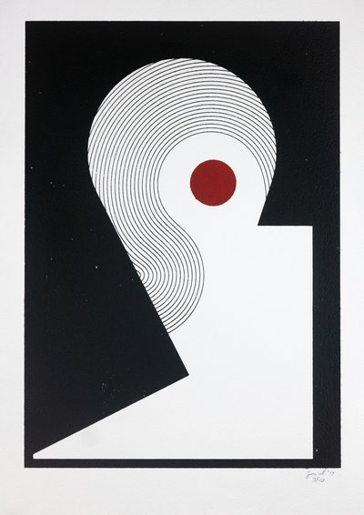 Bir Balerin Portresi Nº1, 2019 (serigrafi) by Guilherme Pontes