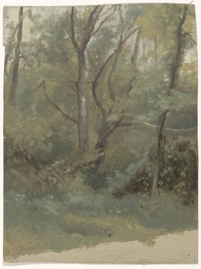 Orman manzarası by Guillaume Anne van der Brugghen
