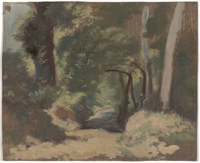 orman yolu by Guillaume Anne van der Brugghen