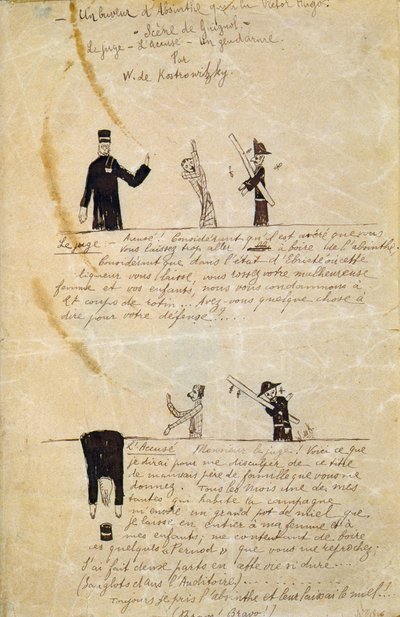 Absinthe Victor Hugo, 1895-1900 dolayları. by Guillaume Apollinaire