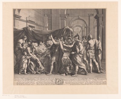 Germanicus ölüm döşeğinde by Guillaume Chasteau