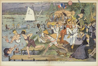 Le Rire için İllüstrasyon by Guillaume Le Barrois dOrgeval