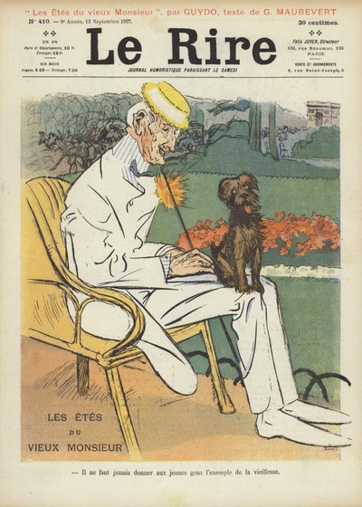 Le Rire için İllüstrasyon by Guillaume Le Barrois dOrgeval