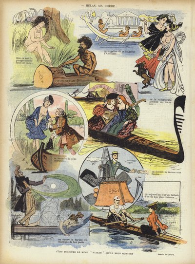 Le Rire için İllüstrasyon by Guillaume Le Barrois dOrgeval