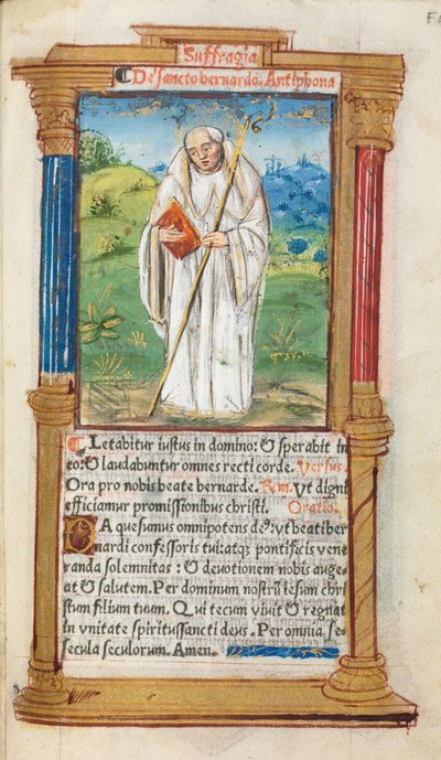 Basılı Saat Kitabı (Roma Kullanımı): fol. 108r, Clairvaulx