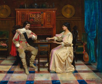 Satranç Oyuncuları by Gunnar Berndtson