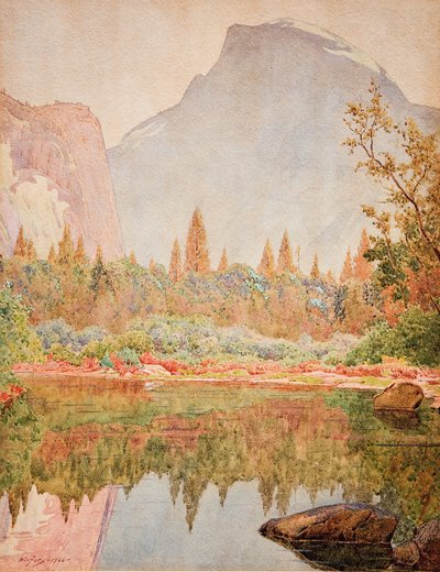 Yarım Kubbe, Yosemite by Gunnar Widforss