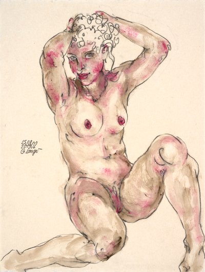 Oturma eylemi, rüya görme by Gunter Langer