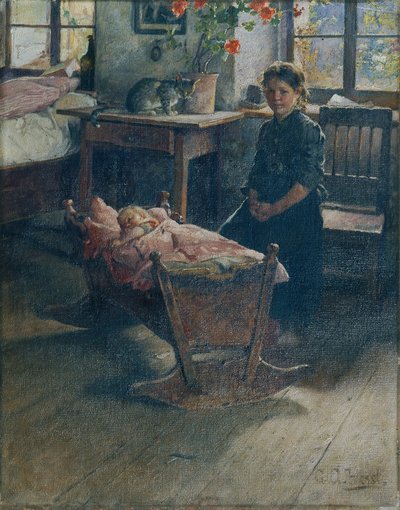 beşikte by Gustav Adolf Hessl
