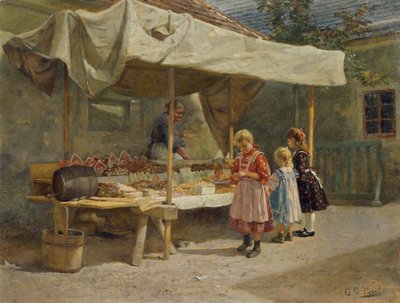 zencefilli kurabiye standında by Gustav Adolf Hessl